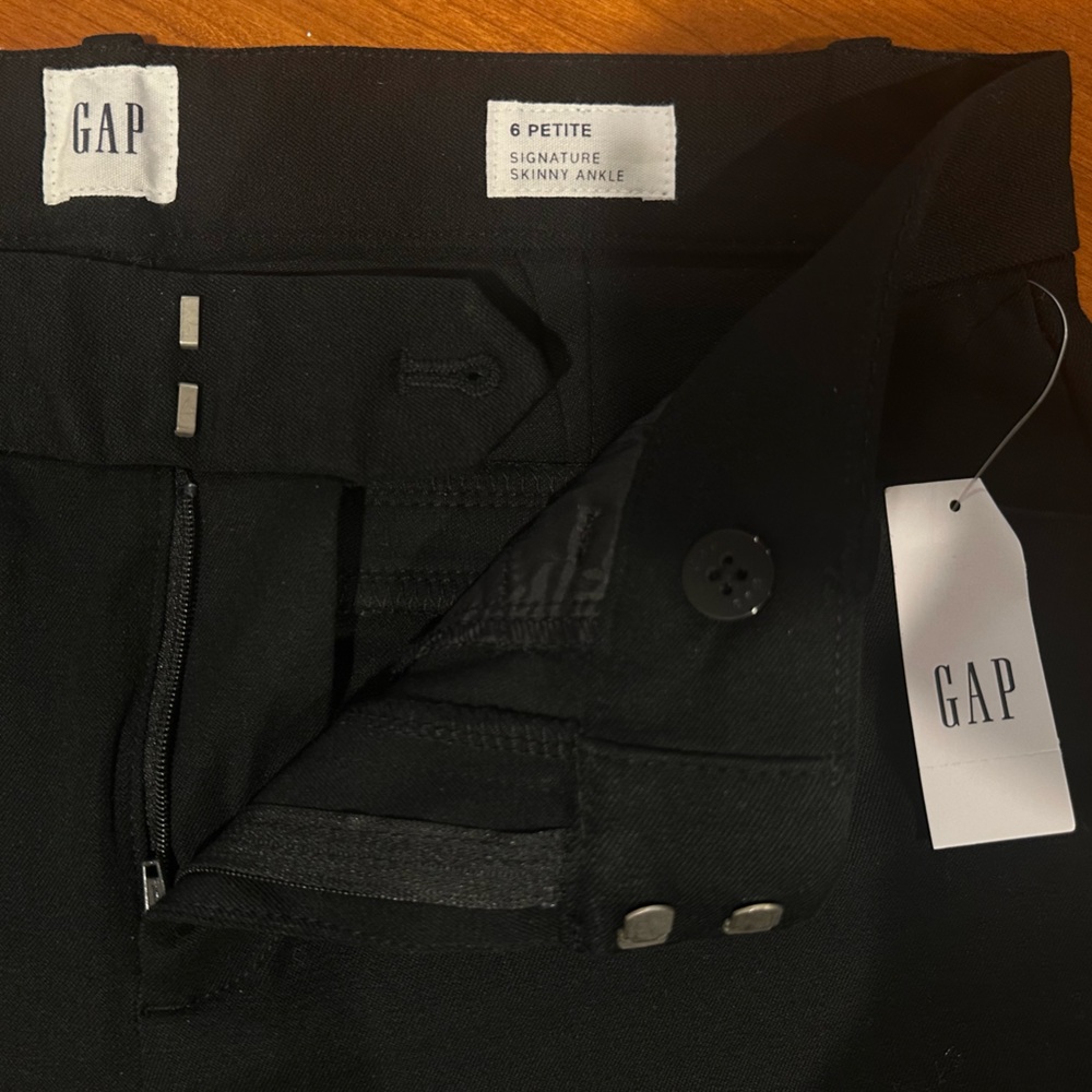 GAP Mid Rise Stretch Skinny Ankle Work Pants - Picture 5 of 6